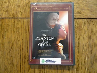 The Phantom of the Opera - Gerard Butler, Emmy Rossum 2004 2-DISC DVD LIKE NEW!! - Image 1 of 4