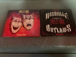 Motley Crue-Theatre If Pain(Remastered)/Nashville Outlaws(Tribute) VG 2 CD LOT - Bild 1 von 3