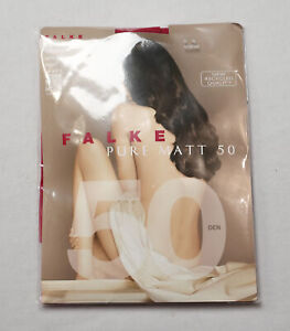 Falke Women's Pure Matt 50 Denier Semi-Opaque Tights JM3 Scarlet Small NWT