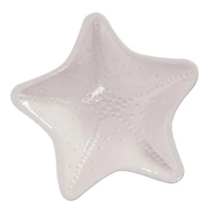 Neu mit Etikett Beachcombers Coastal Life strukturierte weiße Seesternschüssel Schüssel. B22941 - Bild 1 von 4
