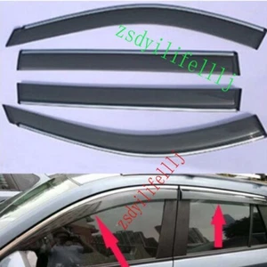 4x For Mazda CX-5 cx5 2017-2024 Car Front Rear Left Right Door Window Visor Trim - Picture 1 of 1