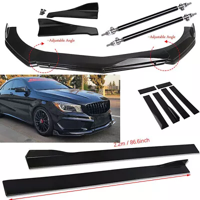 For Mercedes-Benz E Front Bumper Lip Spoiler Splitter Body Kit/Side Skirt Rear/ Foto 1 de 4