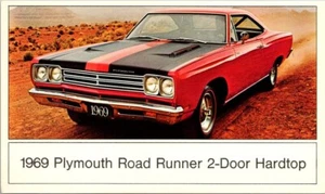 Postkarte 1969 Plymouth Road Runner 2-türig Hardtop  - Bild 1 von 2