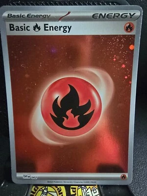 Basic Fire Energy (Cosmos Holo) 002 Sv01: Scarlet & Violet Base Set Holo - Image 1 of 4