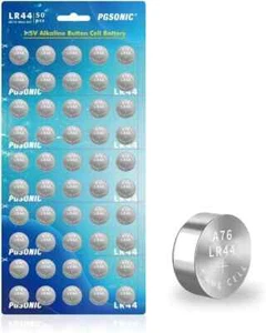 Lot AG13 LR44 A76 357 L1154 SR44 1.5V Button Battery Coin Cell - Picture 1 of 14