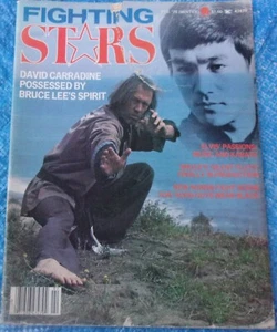 Fighting Stars Magazine February 1978 D Carradine Bruce Lee Chuck Norris Elvis - Bild 1 von 10