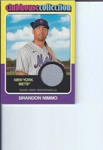 Brandon Nimmo 2024 Topps Heritage Clubhouse Collections - Picture 1 of 1