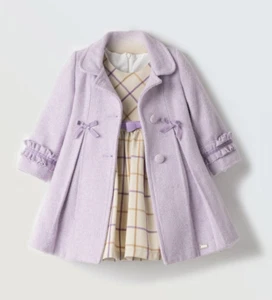 Moderne Kinder Mädchen Kleid und Mantel Warm Kinderkleid Geburtstagsgeschenk - Bild 1 von 5