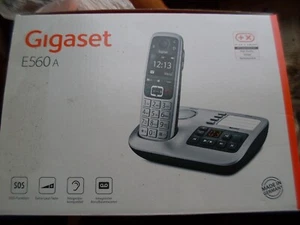 telefon schnurlos mit anrufbeantworter gigaset 560 a, Silber - Bild 1 von 1
