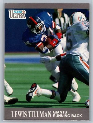 Lewis Tillman 1991 Ultra FOOTBALL #225 New York Giants - Image 1 of 2
