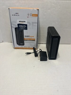 ARRIS SURFboard SBG10 Dual Band AC1600 Docsis 3 WIFI Cable Modem & Router In One - Image 1 of 4
