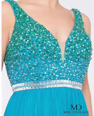 CASSANDRA STONE BY MAC DUGGAL Couture - Size 6 - Prom Pageant Homecoming Wedding - Image 1 of 3