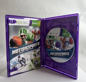 MotionSports: Play For Real (Microsoft Xbox 360, 2010) CIB Complete Video Game - Picture 1 of 5