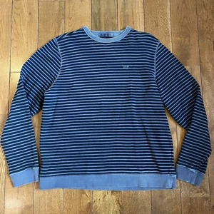 Boys Vineyard Vines Crewneck Sweatshirt Blue Stripes 100% Cotton sz XL (18) - Picture 1 of 9