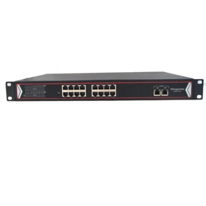 Gigbit 16Port PoE Switch Power Over Ethernet 260W 802.3af for Network IP Camera - Picture 1 of 7