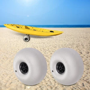2Pcs 16" Balloon Wheel Beach Sand Tires Replacement for Kayak Dolly Cart Buggy - Picture 1 of 13