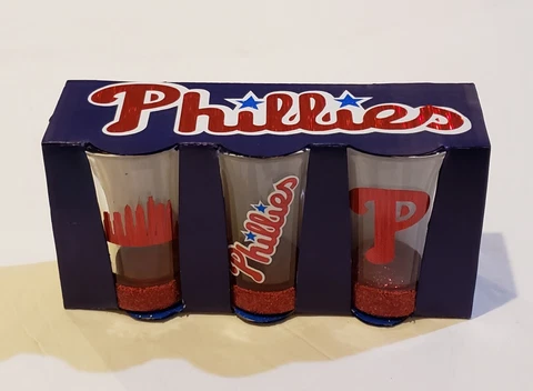 Custom Design philadelphia phillies shot glasses Cover