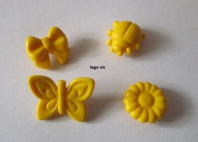 Lego 33052 Accessories Flower Butterfly Yellow Scale 3290 Belville 5824 MOC -A18