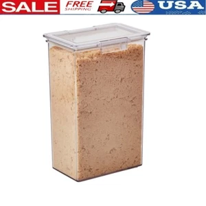 Airtight Clear Food Storage Canister Stackable Kitchen Pantry Organizer BPA Free - Picture 1 of 12