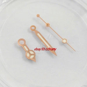 Manecillas de reloj de oro rosa ajustadas a movimiento automático ETA 2824 2836 NH35 NH36 Miyota8215 - Imagen 1 de 6