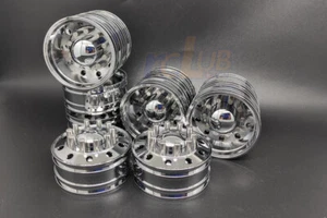 Accuride Classic Round Hole Chrome Rims 1/14 tamiya King Hauler Grand Hauler - Picture 1 of 1