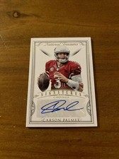 2015 Panini National Treasures Carson Palmer Gold Auto Autograph #/20 Cardinals