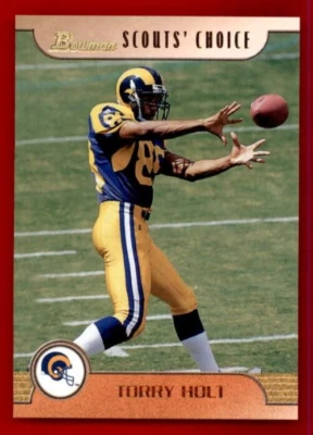 1999 Bowman Scout's Choice #SC9 Torry Holt. - Image 1 of 2