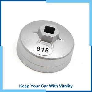 Universal Pack (1) 74mm Inner Dia 15 Flute Oil Filter Cap Wrench Socket Tool - Picture 1 of 4