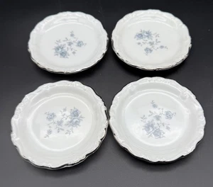 Johann Haviland Blaue Girlande 4er Set Butterdosen 3 1/2" Durchmesser - Bild 1 von 3