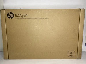 HP E27q G4 27" Office Monitor WQHD LCD Black - Picture 1 of 8
