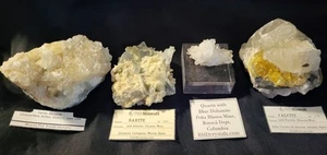 Barite Teresita Mine Quartz Blue Dolomite Moscona Calcite Linwood Calcite  - Picture 1 of 9