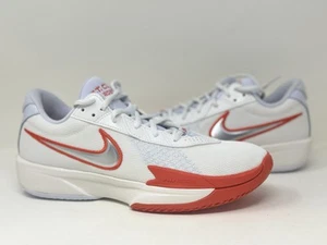 FB2599 101 Nike Air Zoom GT Cut Academy White Picante Red Basketball US 9 Men’s - Picture 1 of 7
