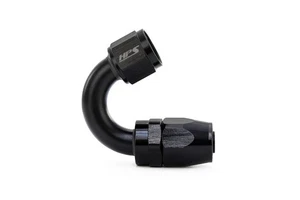 HPS Compression Double Swivel Hose End to AN Female Black -12 Size 150 Degree - Picture 1 of 3