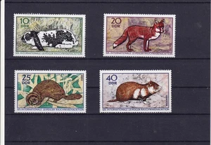 DDR MNH **1541-4 SC 1172-5 Animals - Picture 1 of 1