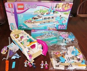 LEGO Friends Set 41015 HEARTLAKE Dolphin Cruiser Cruise Ship 100% & MIB Part New