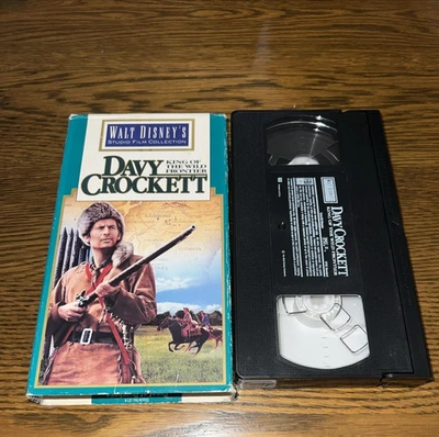 WALT DISNEY'S COLLECTION ‘Davy Crockett King ofthe Wild Frontier (VHS,1992) - Image 1 of 2