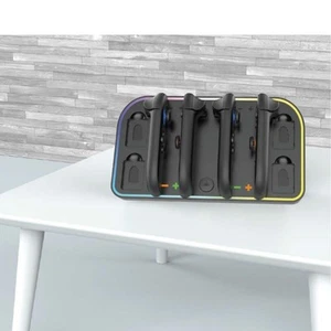 RGB LIGHT WALL MOUNT FOR For Nintendo SWITCH2 WITH GAME SHELF AND CHARGING DOCK - Picture 1 of 8