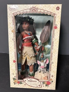 Disney Store Limited Edition Moana Doll 17" NIB 1 IN 6500 BRAND NEW Pua Hei-Hei - Picture 1 of 10