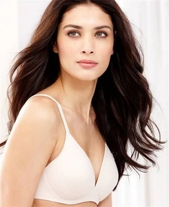 Reggiseno senza ferretto Warner's 40B Elements Of Bliss con sollevamento 1298 bianco nuovo senza etichette #93893 - Foto 1 di 4