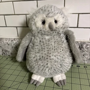 Russ Bernie Oogles Owl Plush Gray 9” Soft Bird No 4332 - Picture 1 of 8