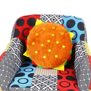 Super Soft Simulation Burger Cushion Sofa Lumbar Pillow Cute Child Throw Pillow - Picture 1 of 10