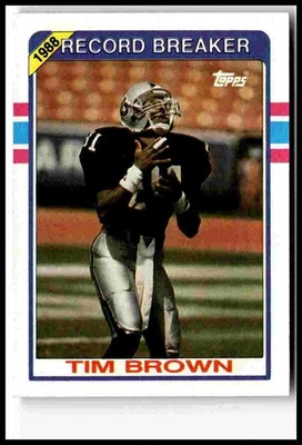 1989 Topps #2 Tim Brown - Image 1 of 2