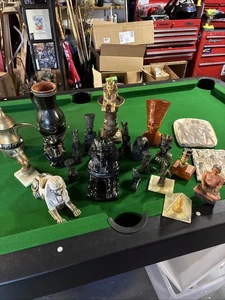 Ägyptisches großes Lot von Göttern Figuren zu vielen zum Auflisten tolles ägyptisches Lot ansehen - Bild 1 von 14