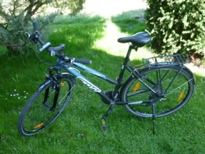 Damenrad Scott Sportster P3 24 Gänge Federung vorne einstellbar blau/schwarz - Bild 1 von 2