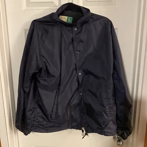 WearGuard Jacket Men’s Size Large Vintage Snap Button Windbreaker Waterproof - Picture 1 of 9