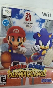 Mario & Sonic Juegos Olímpicos Beijing 2008 Wii SEGA Nintendo 2008 PROBADO - Imagen 1 de 3
