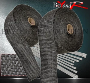 10M Header Manifold Pipe Thermal Heat Wrap Protection Set Black - Picture 1 of 1