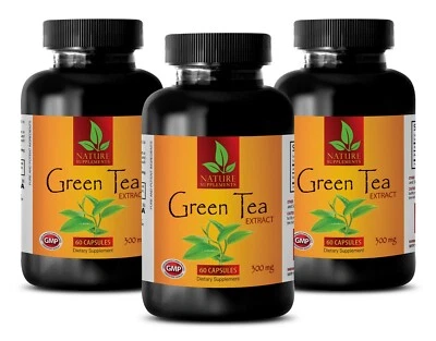 Diet Slimming Pills - Green Tea Extract 300mg - Increase Fat Burning - 180 Caps - Image 1 of 4
