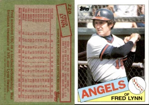 1985 Topps Baseball Cards Complete Your Set U-Pick #'s 201-400 NM/MINT - Picture 1 of 201