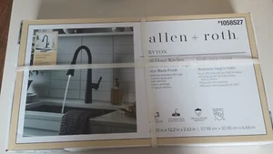 ALLEN & ROTH PULL - DOWN KITCHEN FAUCET WITH LED LIGHT - MATTE BLACK - Picture 1 of 2